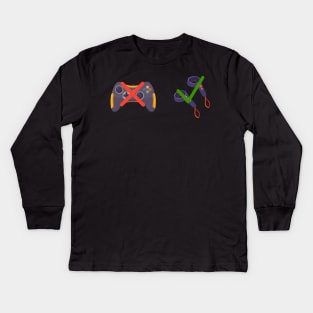 Virtual reality Controller Kids Long Sleeve T-Shirt